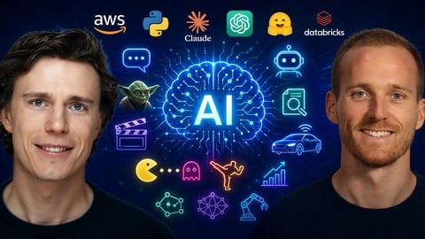 【Udemy中英字幕】AI 从入门到精通 [2026]：代理式 AI、生成式 AI、提示词工程和强化学习-安装有道-专业软件、Udemy付费课程下载，让昂贵的知识触手可及。