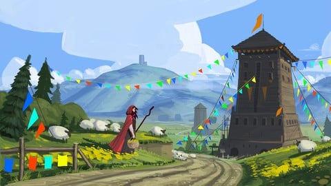 【Udemy中英字幕】完整的环境绘制超级课程-安装有道-专业软件、Udemy付费课程下载，让昂贵的知识触手可及。
